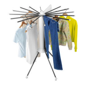 Séchoir à Linge Pliable EASYmaxx 800 - 16 Bras Extensibles pour un Séchage Flexible