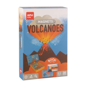 APLI Kids - Jeu Magnétique Éducatif sur les Volcans pour Enfants