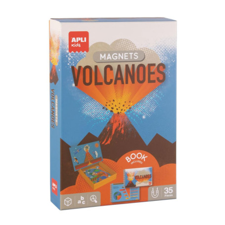 APLI Kids - Jeu Magnétique Éducatif sur les Volcans pour Enfants