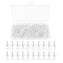 Lot de 200 Épingles Punaises Transparentes SHULLIN pour Tableau d'Affichage
