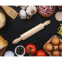 Rouleau à Pâtisserie en Bois de Hêtre 35 cm - Ustensile de Cuisine Pratique