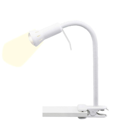 Lampe à pince flexible Brilliant avec éclairage LED blanc