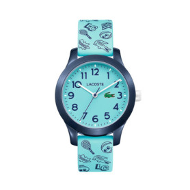 Montre Analogique Lacoste 12.12 pour Enfants - Bracelet en Silicone Turquoise