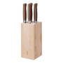 Bloc de Rangement en Bois pour Couteaux Opinel - Élégant et Pratique