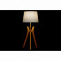 Lampe de bureau DKD Home Decor Marron Beige Polyester Bois 220 V 50 W 148,99 €