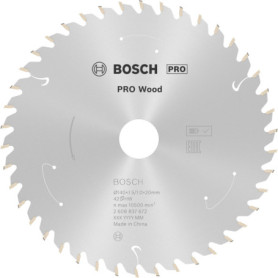 Lame de Scie Circulaire Bosch PRO Wood Cordless 140mm - Idéale pour le Bois