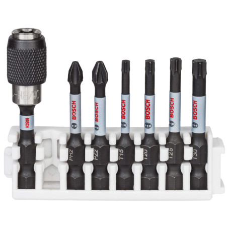 Coffret Bosch de 7 Embouts de Vissage Impact Control pour Visseuse à Percussion