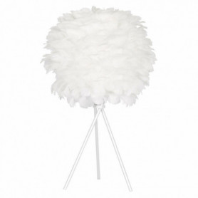 Lampe de bureau DKD Home Decor Blanc Métal Plume (42 x 42 x 60 cm) 104,99 €