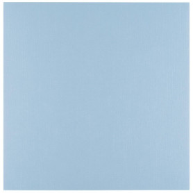 Papier Cartonné en Lin Bleu Florence - 10 Feuilles 30,5 x 30,5 cm pour Loisirs Créatifs