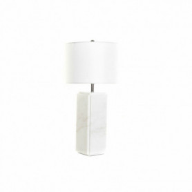 Lampe de bureau DKD Home Decor Blanc Polyester Métal Marbre 220 V 50 W (33 x 33 229,99 €