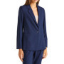 Veste Longue en Polyviscose Bleu pour Femmes - United Colors of Benetton