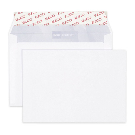 Enveloppes Auto-Adhésives ELCO Premium C6 - Lot de 500 - 100% Recyclé