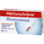 Sérum Physiologique Mercurochrome - Hygiène Nasale et Oculaire - 30 Unidoses de 5 mL