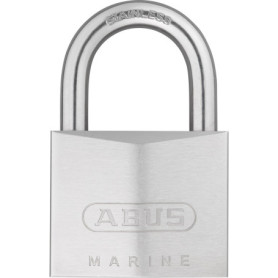 Cadenas Marine ABUS 75IB/50 - Résistant aux intempéries en laiton argenté