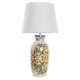 Lampe de bureau DKD Home Decor Céramique Lin Blanc (34 x 34 x 67 cm) 189,99 €