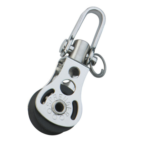 Poulie à billes MICRO XS avec émerillon 360° pour cordage 6 mm - Herm Sprenger