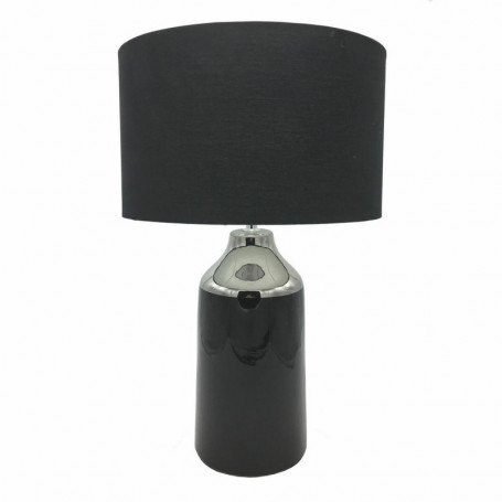 Lampe de bureau DKD Home Decor Noir Polyester Argent Grès (32 x 32 x 52 cm) 126,99 €