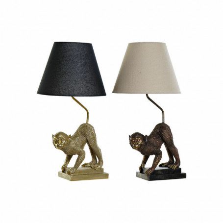 Lampe de bureau DKD Home Decor Noir Beige Doré Métal Résine Singe (32.5 x 30 x 6 229,99 €