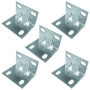Lot de 5 Équerres de Fixation Métalliques 90° - Renfort Universel pour Meubles