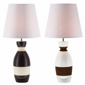 Lampe de bureau DKD Home Decor Polyester Céramique Corde (2 pcs) (30 x 30 x 61 c 159,99 €