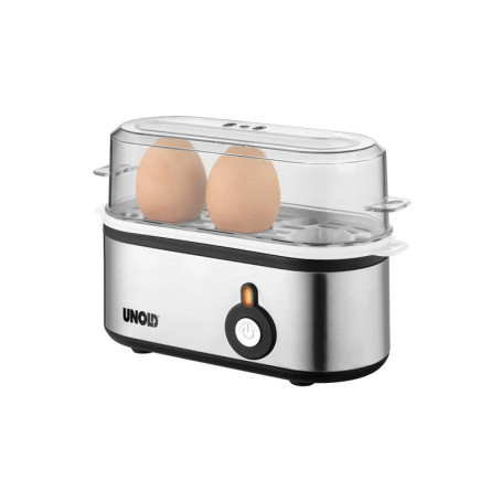 Unold Mini Cuiseur à Œufs en Acier Inoxydable