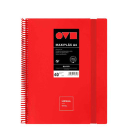 Classeur à Pochettes Transparentes A4 Rouge - Grafoplás