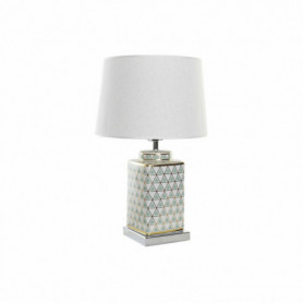 Lampe de bureau DKD Home Decor Mosaïque Porcelaine Doré Polyester Menthe 220 V 6 166,99 €
