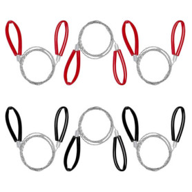 Scie à Fil Pliable en Acier Inoxydable - 6 Pièces pour Camping et Randonnée