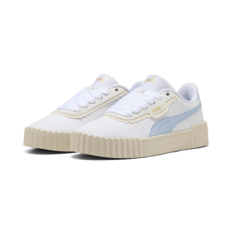 PUMA Carina 3.0 Memoires Jr - Chaussures Fille Blanc Haute Tropique