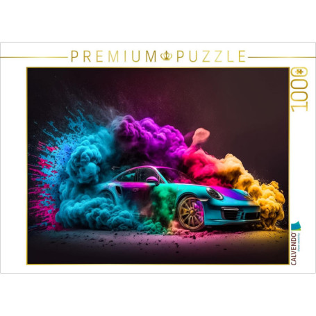 Puzzle Porsche 911 Turbo - Un Voyage Coloré dans l'Univers des Supercars