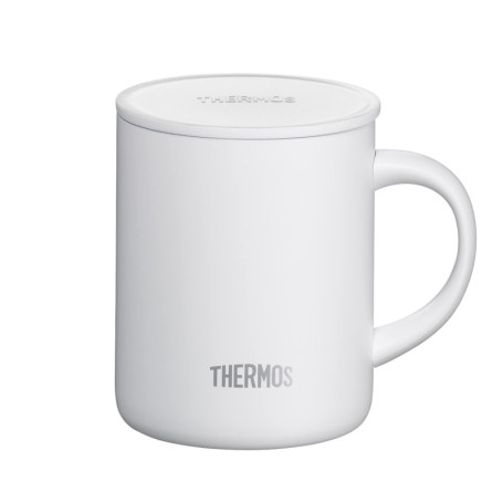 Tasse Isotherme Thermos Longlife 0,35L - Acier Inoxydable Blanc Neige