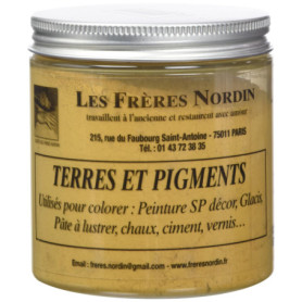 Pigment Ocre Jaune Les Frères Nordin - Terre Colorante Lumineuse