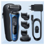 Rasoir Électrique Braun Series 6 avec Tondeuse à Barbe et Étui de Voyage - Étanche et Rechargeable