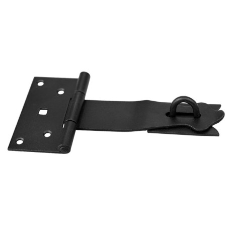 Verrou Blindé Moraillon Noir 160/35 avec Revêtement en Poudre