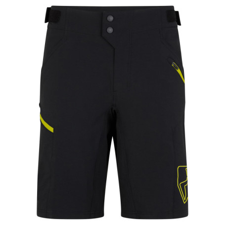 Short de Cyclisme Ziener NONUS X-Function pour Homme - Noir Citron Amer