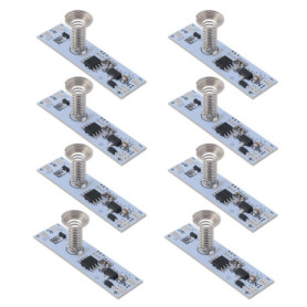 EMSea Lot de 8 Modules Tactiles LED pour Éclairage d'Armoire et Bandes Lumineuses