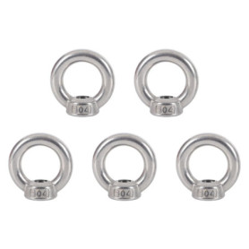 Écrou de Levage Circulaire en Acier Inoxydable M10 - Pack de 5