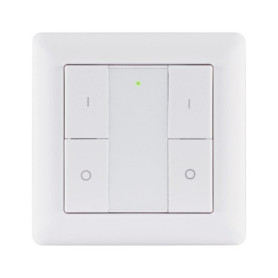Interrupteur Mural Zigbee Paulmann Blanc - Commande Tactile On/Off/Gradable