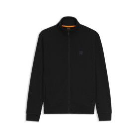 Veste zippée en molleton BOSS Zestart pour hommes - Badge logoté