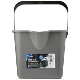 Seau Essoreuse Gris Anthracite avec Essoreuse Amovible