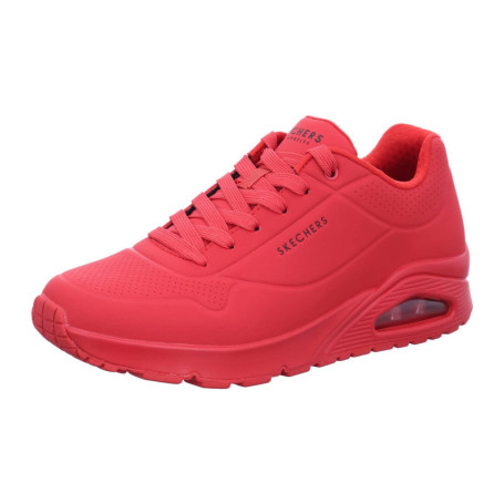 Baskets Skechers Uno Stand On Air pour Homme - Confort et Style en Rouge
