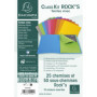 Kit de Classement Exacompta Rock's - 25 Chemises et 50 Sous-Chemises Couleurs Assorties