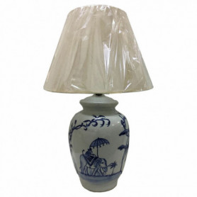 Lampe de bureau DKD Home Decor Bleu Blanc Porcelaine Eléphant (40 x 40 x 60 cm) 213,99 €