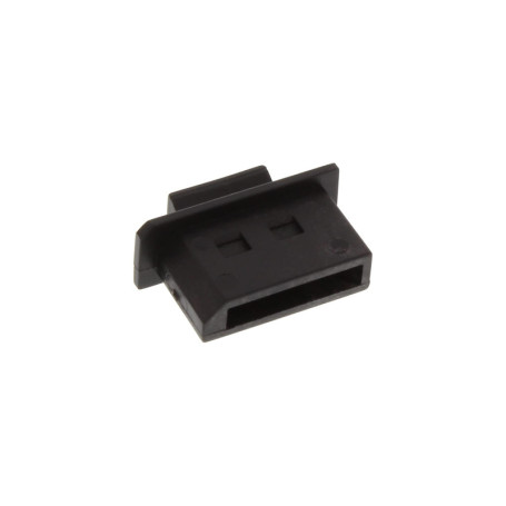 Lot de 50 Protecteurs Anti-Poussière pour Prises DisplayPort - Noir
