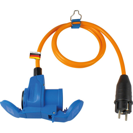 Câble Adaptateur CEE 1,5 m pour Caravane - Prise Coudée IP44