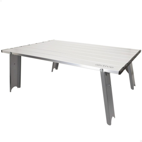 Table de Camping Pliable AKTIVE en Aluminium - Légère et Pratique avec Mallette