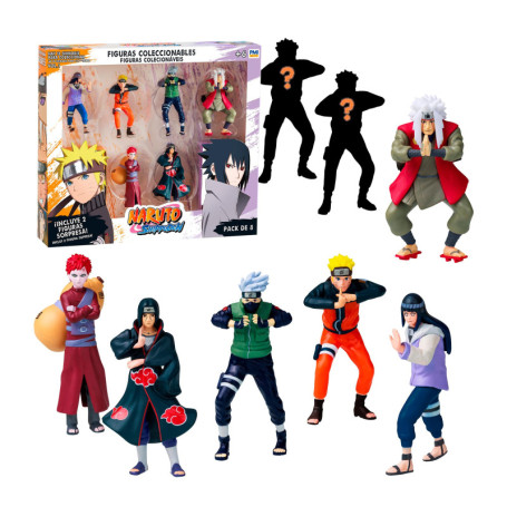 Pack de 8 Figurines Naruto Édition Spéciale - Bizak