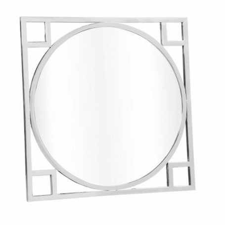 Miroir mural DKD Home Decor Argent Verre Acier (70 x 2 x 70 cm) 189,99 €