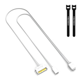 YIMATEECO Câble d'Alimentation ARGB 5V avec Contrôleur Intégré pour Ventilateurs et Bandes LED