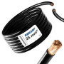 Câble de Batterie 5 m H07V-K 25 mm² 100% Cuivre OFC